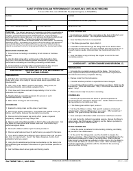 DA Form 7223-1 Base System Civilian Performance Counseling Checklist/Record
