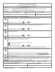 DA Form 7302 Download Fillable PDF, Disposition of Remains Statement ...