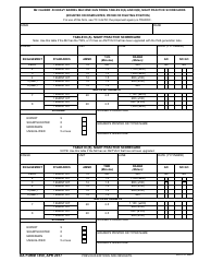 Document preview: DA Form 7450 M2 Caliber .50 Heavy Barrel Machine Gun Firing Tables Iii(A) and Iii(B), Night Practice Scorecards (Mounted or Dismounted, Prone or Fighting Position)