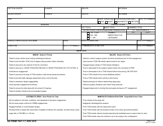 DA Form 7541-1-7 Scorecard for M41 Improved Target Acquisition System (Itas) Gunnery: Table 7, Section Baseline, Page 2