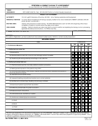 Document preview: DA Form 7595-1-1 Perform a Combat Casualty Assessment