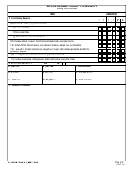 DA Form 7595-1-1 Perform a Combat Casualty Assessment, Page 2