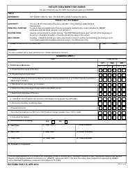 Document preview: DA Form 7595-1-8 Initiate Treatment for Burns