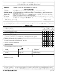 Document preview: DA Form 7595-2-5 Set up an Oxygen Tank