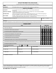 Document preview: DA Form 7595-1-16 Initiate Treatment for a Head Injury