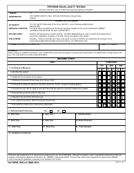Document preview: DA Form 7595-4-5 Perform Visual Acuity Testing