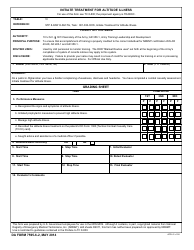 Document preview: DA Form 7595-6-2 Initiate Treatment for Altitude Illness