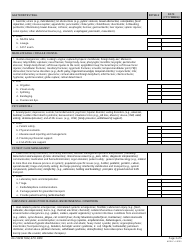 DA Form 7654 Verification of Clinical Competencies for Emergency Nursing Skill Identifier (Si M5), Page 3