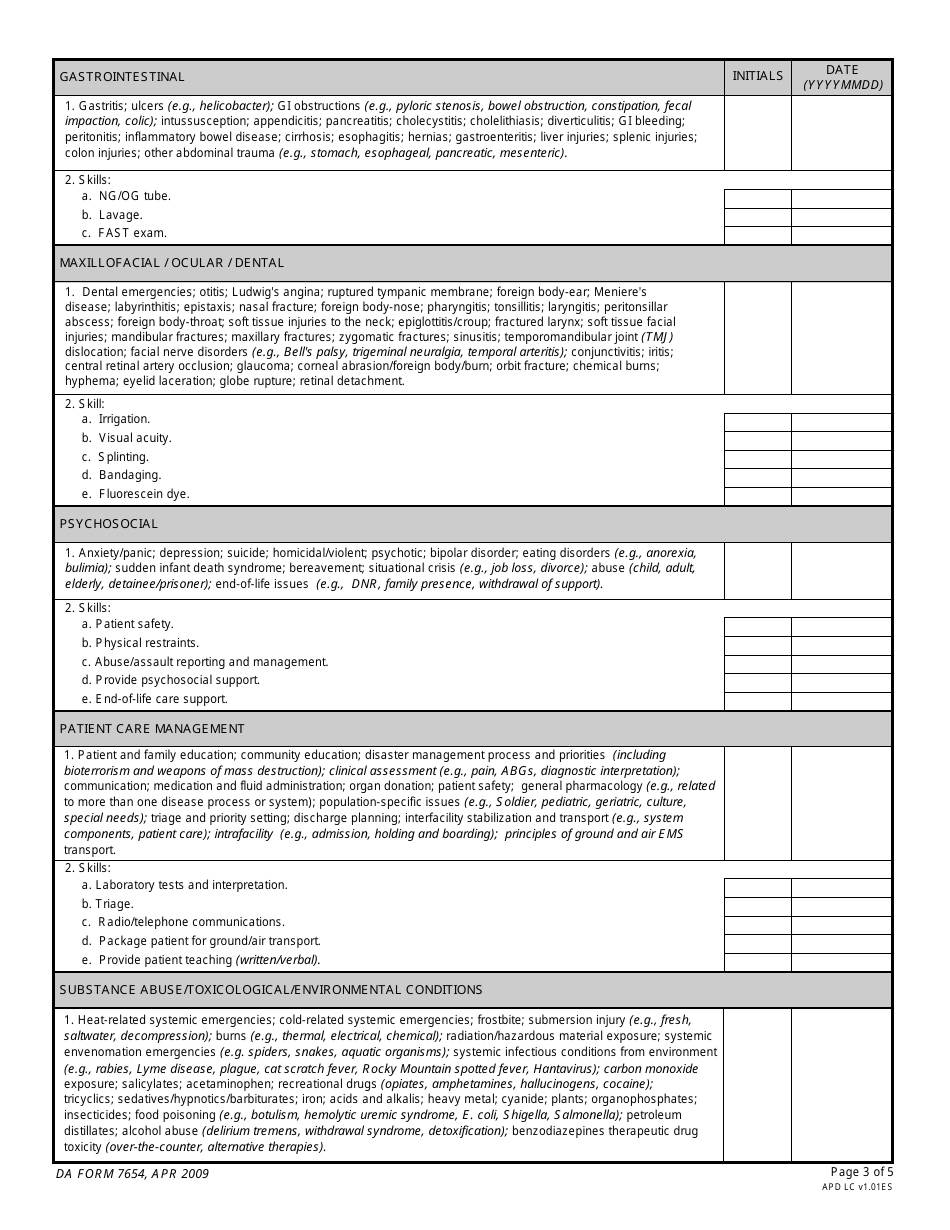 DA Form 7654 - Fill Out, Sign Online and Download Fillable PDF ...