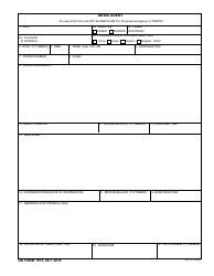 Document preview: DA Form 7675 Media Query Form