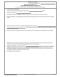 Document preview: DA Form 7688 Special Provisions L(S) Liquefied Propane Gas (Lpg) Service