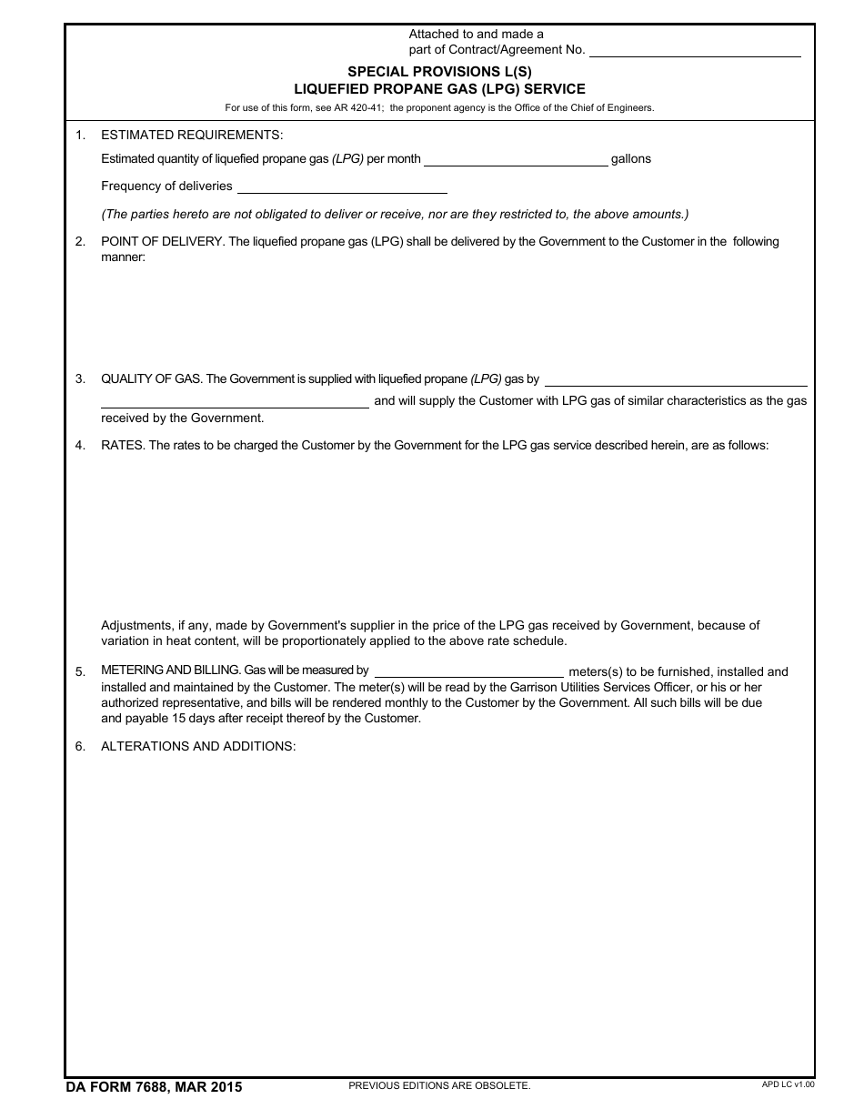 DA Form 7688 - Fill Out, Sign Online and Download Fillable PDF ...