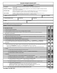 DA Form 7742 Trauma Scenario Grade Sheet