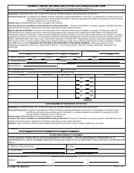 Document preview: DA Form 7745 General Library Information System (Glis) Registration Form
