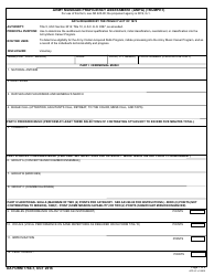 DA Form 7764-1 Army Musician Proficiency Assessment (Ampa) (Trumpet)