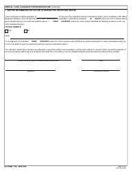 DA Form 7760 Medical Clinic Clearance for Respirator Use, Page 2