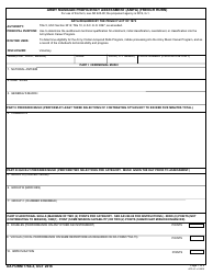 DA Form 7764-3 Army Musician Proficiency Assessment (Ampa) (French Horn)