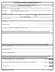 DA Form 7764-6 Army Musician Proficiency Assessment (Ampa) (Flute)