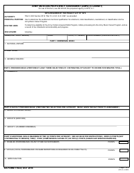 DA Form 7764-8 Army Musician Proficiency Assessment (Ampa) (Clarinet)