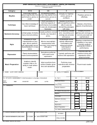 DA Form 7764-12 Army Musician Proficiency Assessment (Ampa) (Keyboard), Page 2