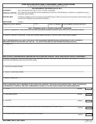DA Form 7764-11 Army Musician Proficiency Assessment (Ampa) (Percussion)