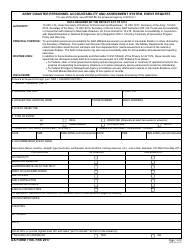 Document preview: DA Form 7766 Army Disaster Personnel Accountability and Assessment System, Event Request