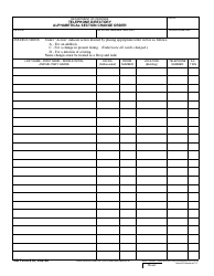 Document preview: DD Form 218 Telephone Directory Alphabetical Section Change Order