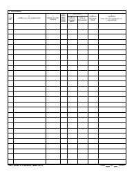 DD Form 515 Roster of Prisoners, Page 2