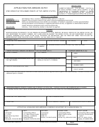 DD Form 108 Download Fillable PDF, Application for Retired Pay Benefits ...
