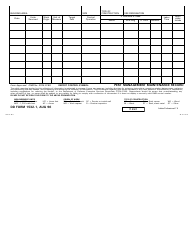 DD Form 1532-1 Pest Management Maintenance Record