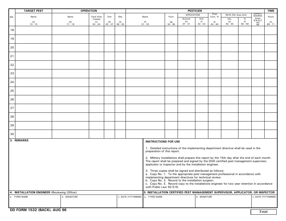 DD Form 1532 - Fill Out, Sign Online and Download Fillable PDF ...