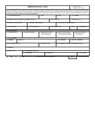 Document preview: DD Form 1650 Ammunition Data Card