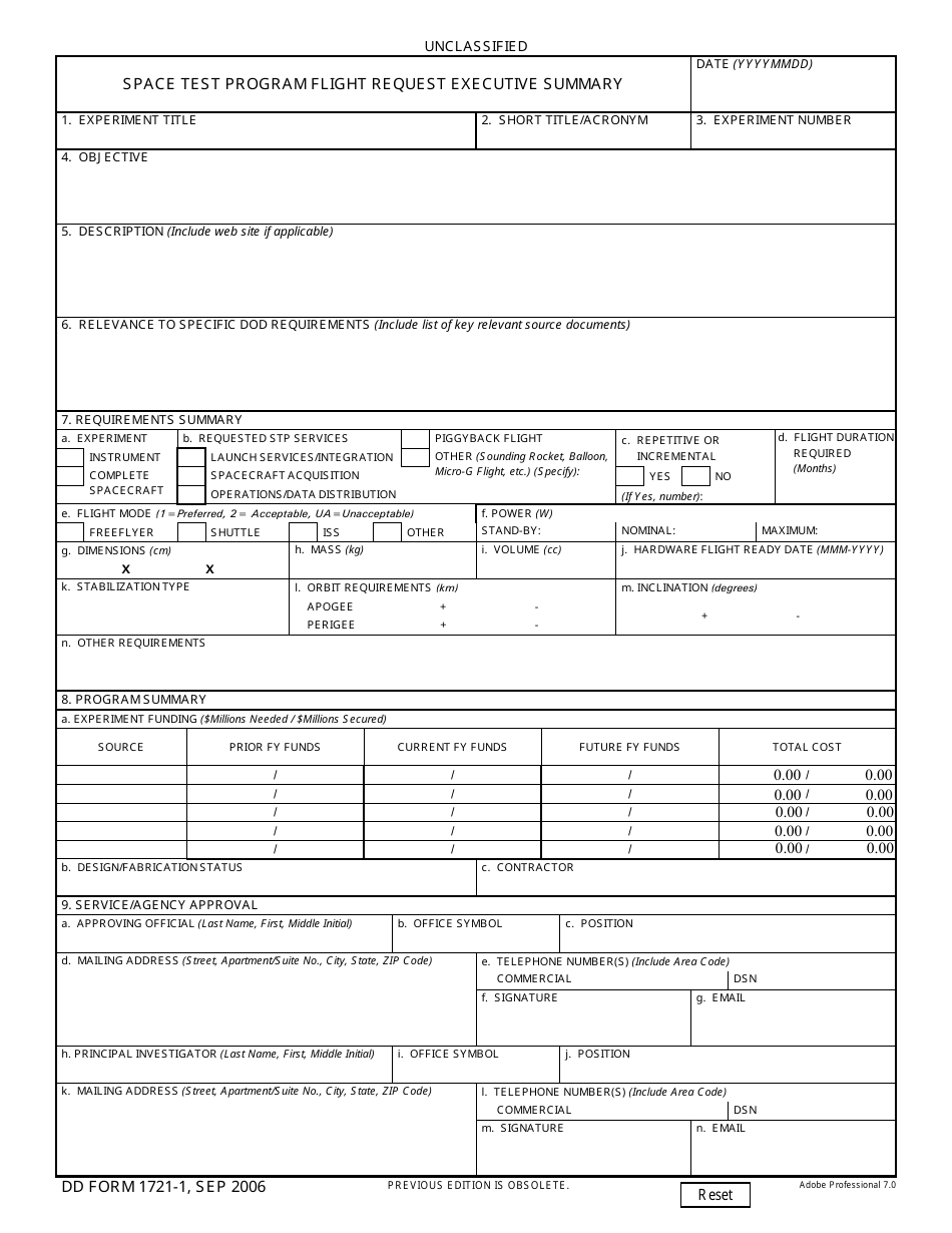 DD Form 1721-1 - Fill Out, Sign Online and Download Fillable PDF ...