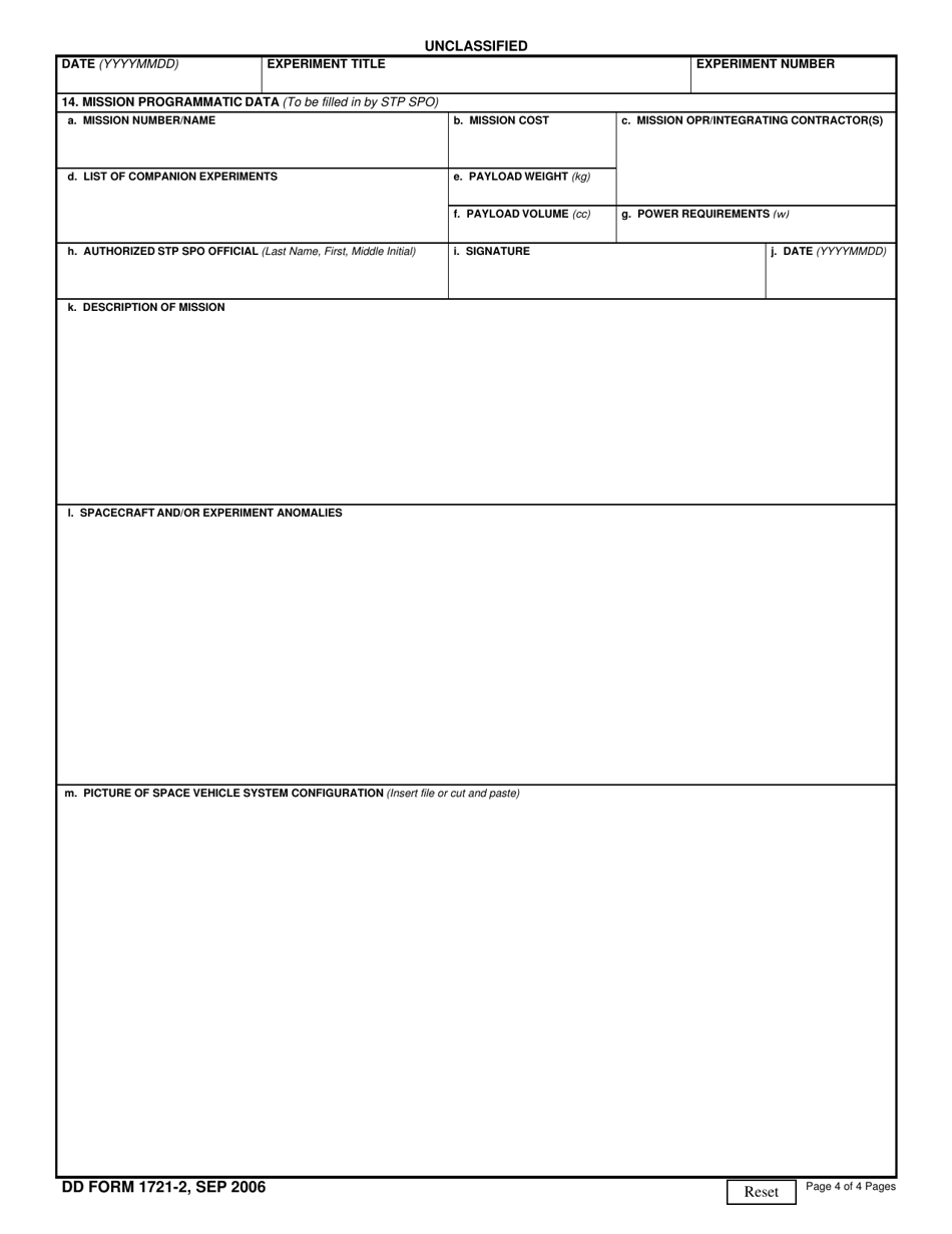 DD Form 1721 2 Download Fillable PDF Or Fill Online Space Test Program dd-form-1721-2-download-fillable-pdf-or-fill-online-space-test-program