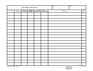 Document preview: DD Form 1776 Asc Circuit Status Log