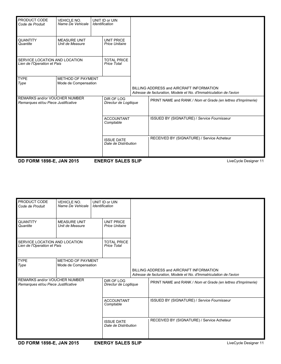 DD Form 1898 E Fill Out Sign Online And Download Fillable PDF