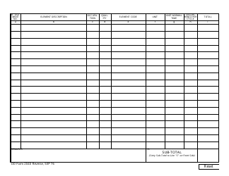 DD Form 2040 Dwm Stop/Standard Time Data Computation Sheet, Page 2