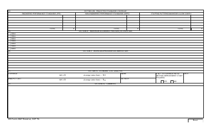 DD Form 2047 Work Measurement Feasibility Study Data Sheet, Page 2