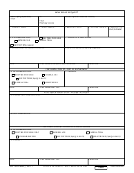 DD Form 2026 Download Fillable PDF, Oil Analysis Request | Templateroller