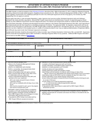 Document preview: DD Form 3034 Department of Defense Pathways Program Presidential Management Fellows (Pmf) Program Participant Agreement