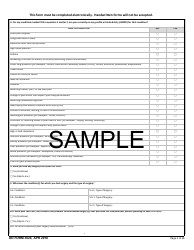 DD Form 3024 Annual Periodic Health Assessment, Page 4