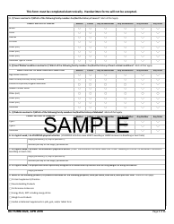 DD Form 3024 Annual Periodic Health Assessment, Page 9