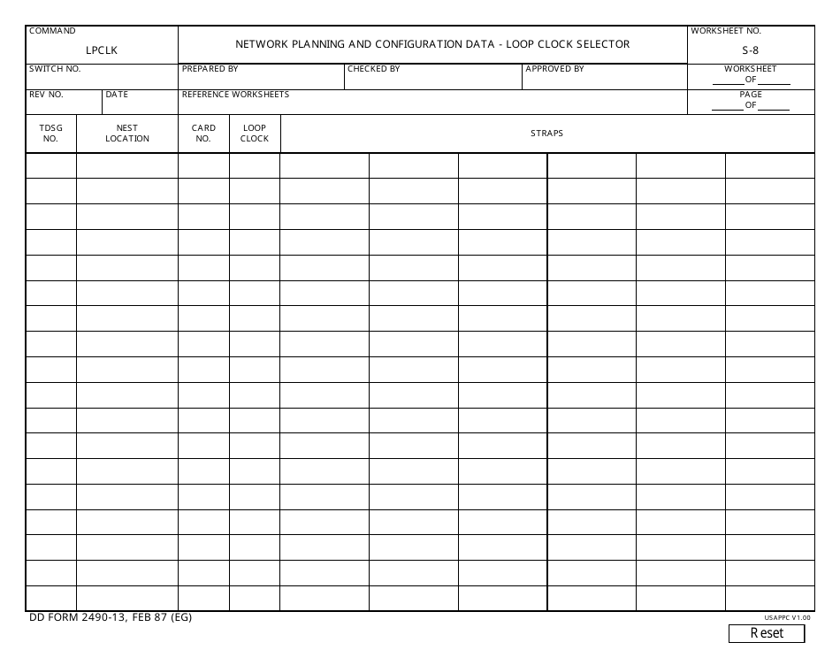 DD Form 2490-13 - Fill Out, Sign Online and Download Fillable PDF ...