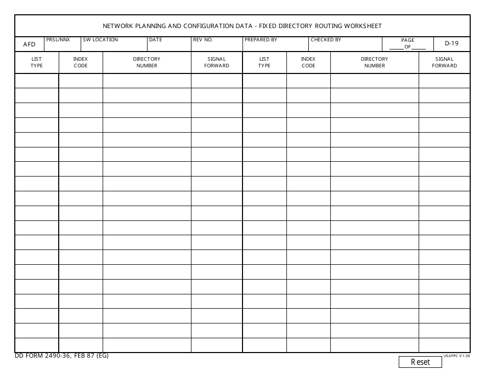 DD Form 2490-36 - Fill Out, Sign Online and Download Fillable PDF ...