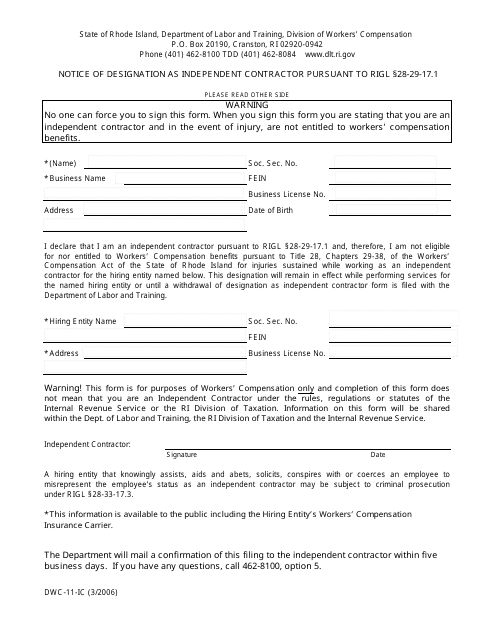 form-dwc-11-ic-download-fillable-pdf-or-fill-online-notice-of