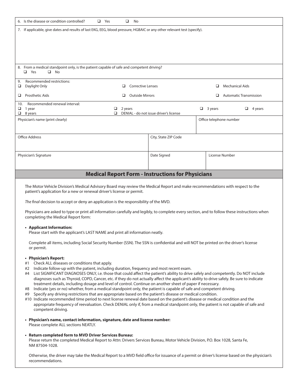 Form MVD-10124 - Fill Out, Sign Online and Download Printable PDF, New ...