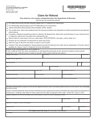 Document preview: Form DR0137 Claim for Refund - Colorado
