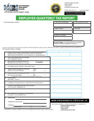 &quot;Employer Quarterly Tax Report&quot; - New Hampshire