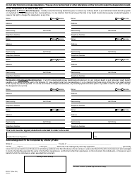 Form RS5127 Designation of Beneficiary With Contingent Beneficiaries - New York, Page 2