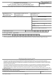 Document preview: TTB Form 5620.8 Claim - Alcohol, Tobacco, and Firearms Taxes